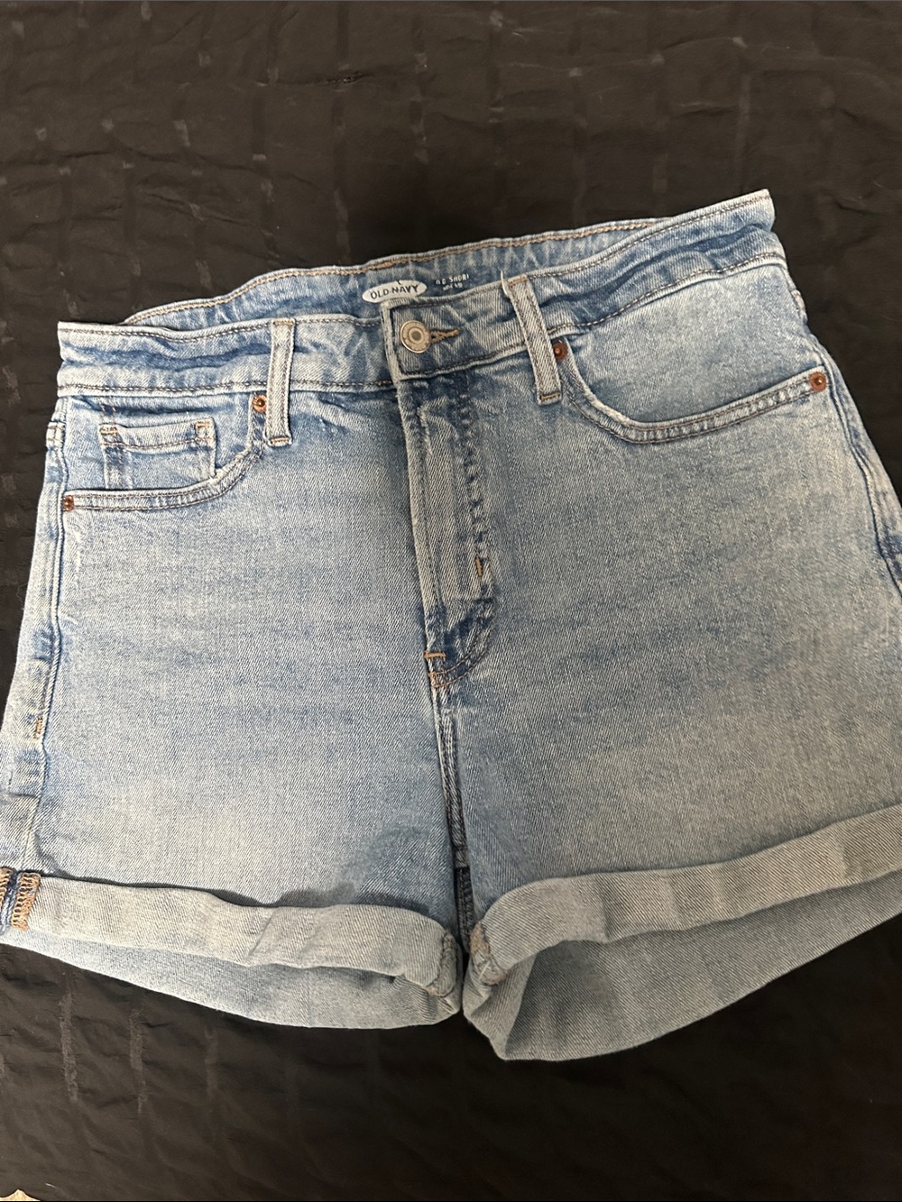 Old Navy OG High-Rise Light Wash Denim Shorts - Light Blue sz 8